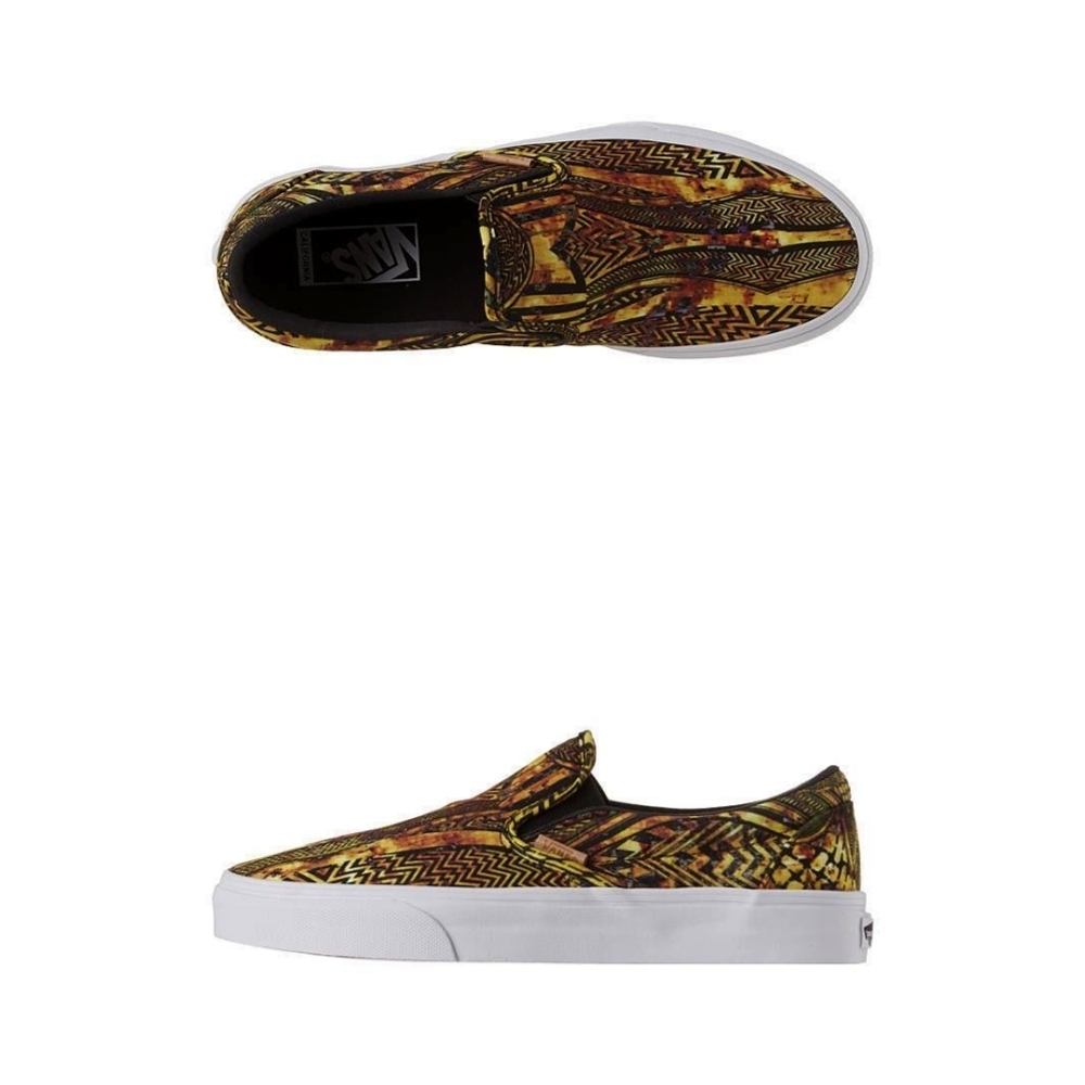 Tan vans hot sale slip ons