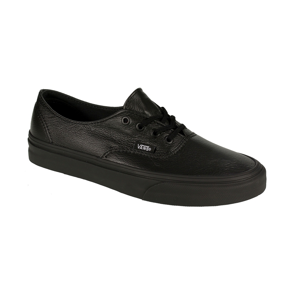 leather vans school shoes