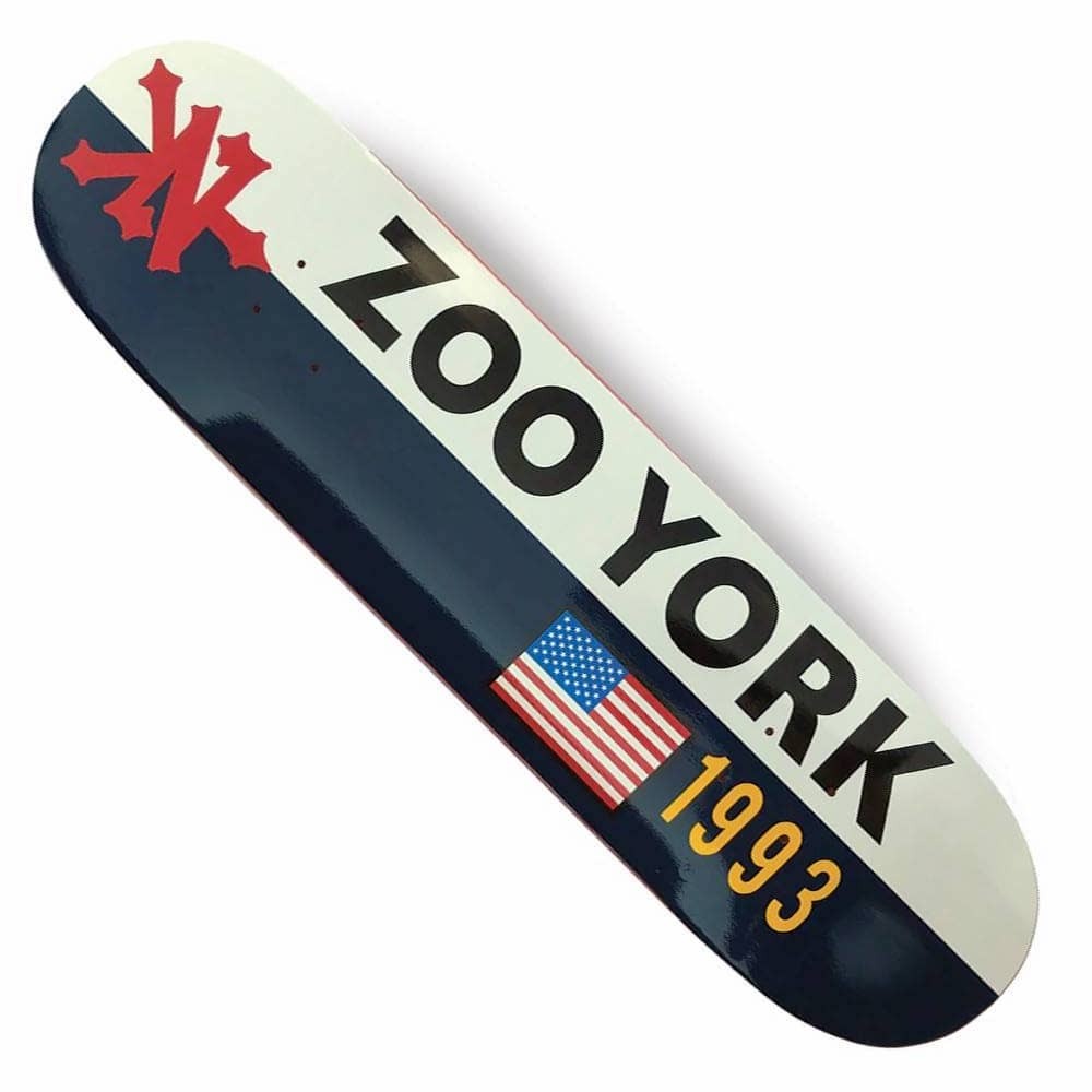 Kwadrant Paradox Couscous Zoo York - Sports Multi 8.0" x 32" Black / White Deck Skateboard