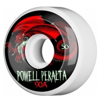 POWELL PERALTA SKATEBOARD WHEELS OVAL DRAGON 56mm