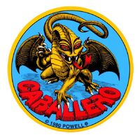 Powell Peralta STEVE CABALLERO dragon Single Sticker Bones Brigade NEW