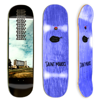 SAINT MARKS Skateboard Deck 8.25" Columns board 14.37" WB 31.85 L NEW