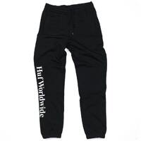 Huf - Essentials Black Track Pants Huf Worldwide Size L Mens