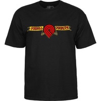 BONES Powell Peralta TRIPLE P SKULL AND SWORD Tee T-Shirt BLACK