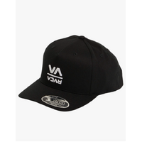 RVCA -Down The Line Pinched Trucker Snapback Black Hat Cap