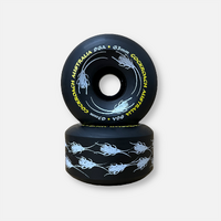 COCKROACH wheels ORIGINALS 63MM 96A BLACK OLD SCHOOL 1988 shape skate board wheels