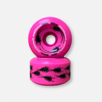 COCKROACH wheels ORIGINALS 63MM 96A PINK OLD SCHOOL 1988 shape skate board wheels