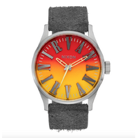 Nixon - Nirvana Sentry Leather Unplug Fade Watch A1418 - 5274 - 00