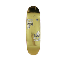 Heroin - Symmetrical Gold Egg 9.25" Shaped Deck Skateboard Skate Board