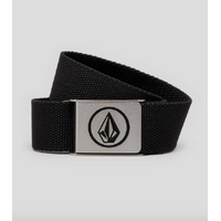 Volcom - Circle Web Belt Black One Size Adult Belt