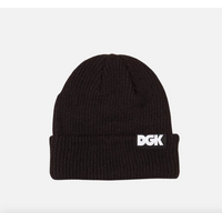 DGK - Classic Logo Cuff Beanie Black OSFA Dgk