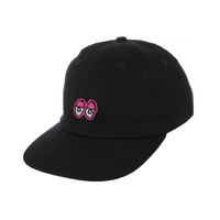 Krooked - Eyes Strap Back Hat Black / Pink Cap OSFA