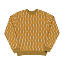 Quasi Skateboards Odessa Sweater honey crewneck knit jumper