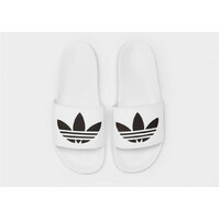 ADIDAS ADILETTE LITE SLIDE ON SANDAL WHITE BLACK WHITE FU8297