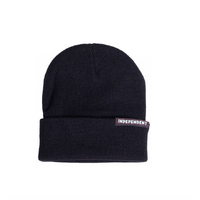 INDEPENDENT truck co - Bar Label Black Beanie Hat Aust Seller OSFA