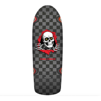 Powell Peralta - Ripper OG Checker 10" Silver Black Skateboard Deck Reissue