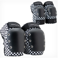 PRO-TEC STREET PADS combo pack knee/elbow CHECKER PROTEC