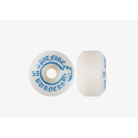 Spitfire - Burners 55mm 99d Duro White / Blue Wheels Set of Four 4