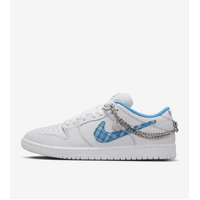 Nike SB  Dunk Low Pro x Nicole Hause White / University Blue US Mens Shoe FZ8802 100