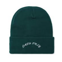 Cash Only LOGO Beanie FOREST GREEN OSFA