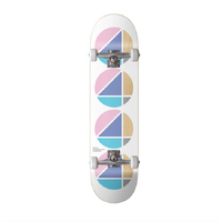 The 4 Skate Co - Lavender / White Repeater SKATEBOARD Complete SKATE DECK TEAL BLACK FOUR SKATEBOARD COMPANY