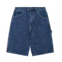 DICKIES relaxed fit carpenter denim short stone washed indigo