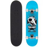 BIRDHOUSE - Tony Hawk Skull Light Blue 8.0" x 31.5" Complete Skateboard Deck Skate Board