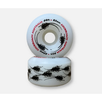 COCKROACH wheels ORIGINALS 63mm 96A Natural WHITE skate board wheels