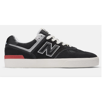 NEW BALANCE - 574 Vulc Black / Grey / Red Vulcanised US Mens Size Numeric