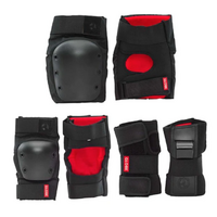 GLOBE GOODSTOCK PAD SET ELBOW KNEE WRIST 3 PACK ADULT SET SKATEBOARD