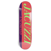 Jacuzzi Unlimited - FLAVOR EX7 8.25" x 32.1" WB 14.25" RED/PURPLE Skateboard Deck Skate Board