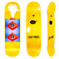 Saint Marks - Mosquito Coil 8.5" x 31.8" WB 14.25" Yellow Stain Skateboard Deck