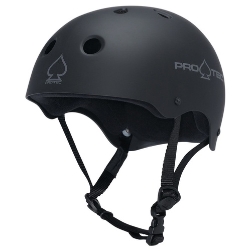 PROTEC HELMET Classic SKATE Rubber BLACK PRO-TEC AUST SELLER PRO TEC NEW