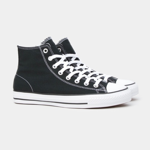 CONVERSE CTAS PRO HI BLACK WHITE OX CANVAS CHUCK TAYLOR SHOES ALL STARS