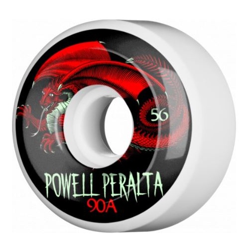 POWELL PERALTA SKATEBOARD WHEELS OVAL DRAGON 56mm