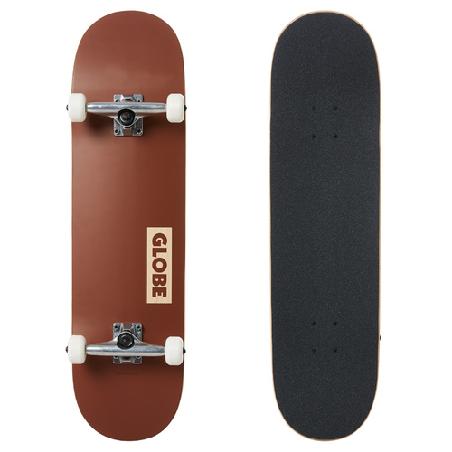 Globe Goodstock Skateboard Complete in CLAY 8.5"