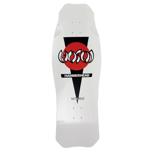 HOSOI -  OG Hammerhead White Deck Reissue 10.5" x 31.0" Skateboard