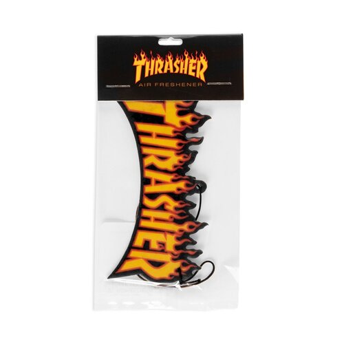Thrasher - Flame Logo Air Freshener Black / Yellow Thrasher Magazine