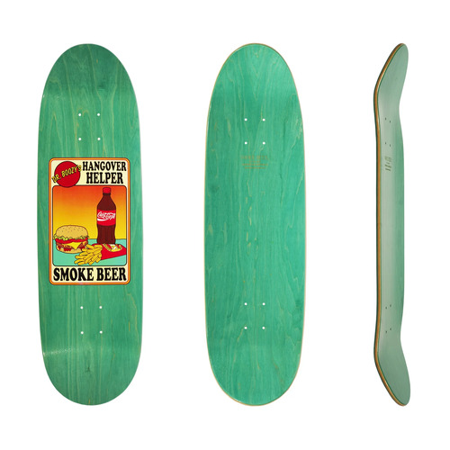 Smoke Beer - Dr Boozy's Lager 9.22" x 31.825" Deck Skate Board Skateboard