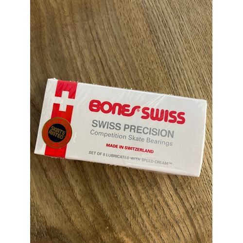 BONES SWISS SKATEBOARD BEARINGS SKATE CRUISER KINGPIN STORE