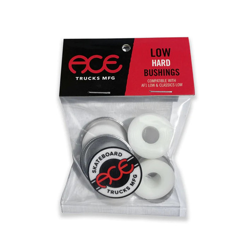 ACE TRUCKS -Low Hard bushings (94a) Hard White Set