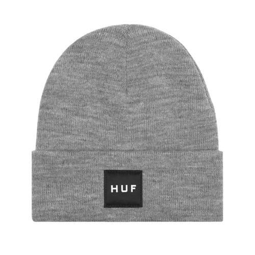 HUF ESSENTIALS BOX LOGO GREY BEANIE OSFM AUS SELLER KINGPIN