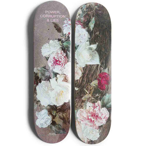 COLOR BARS NEW ORDER POWER, CORRUPTION & LIES SKATEBOARD DECK SET