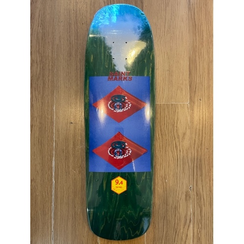 Saint Marks Mosquito Coils Shaped Skateboard Deck 9.4" 31.9"L 15.0" WB