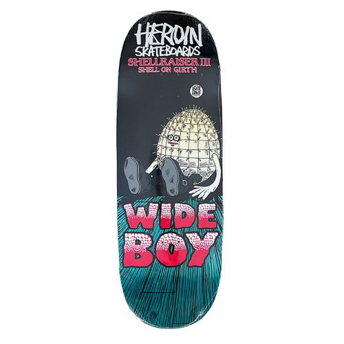 Heroin - Shellraiser Wide Boy 10.75" Shaped Deck Skateboard Skate Board 