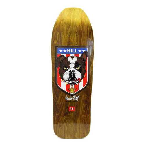 POWELL PERALTA REISSUE DECK - FRANKIE HILL BULLDOG - BROWN STAIN 10 X 31.5 WB 14.5