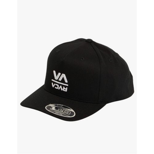 RVCA -Down The Line Pinched Trucker Snapback Black Hat Cap