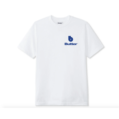 Butter Goods - Finest Logo Tee White Shirt T-Shirt Short Sleeve