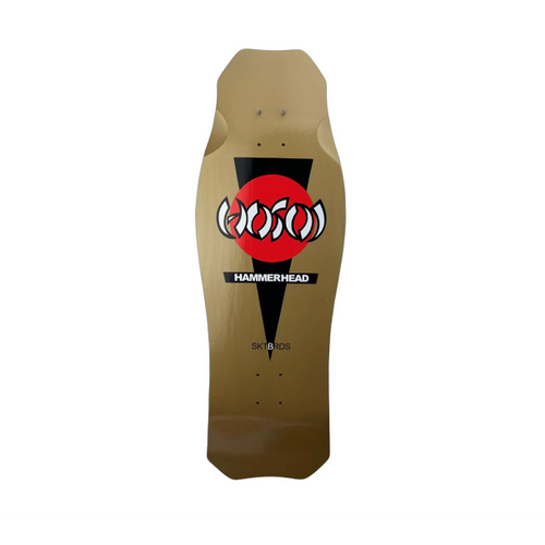 HOSOI - Hammerhead Double Take Gold / Silver Deck Reissue 10.5" x 31.0" Skateboard