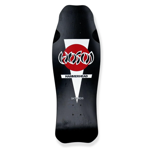 HOSOI - Hammerhead Double Take Black / Red Deck Reissue 10.5" x 31.0" Skateboard